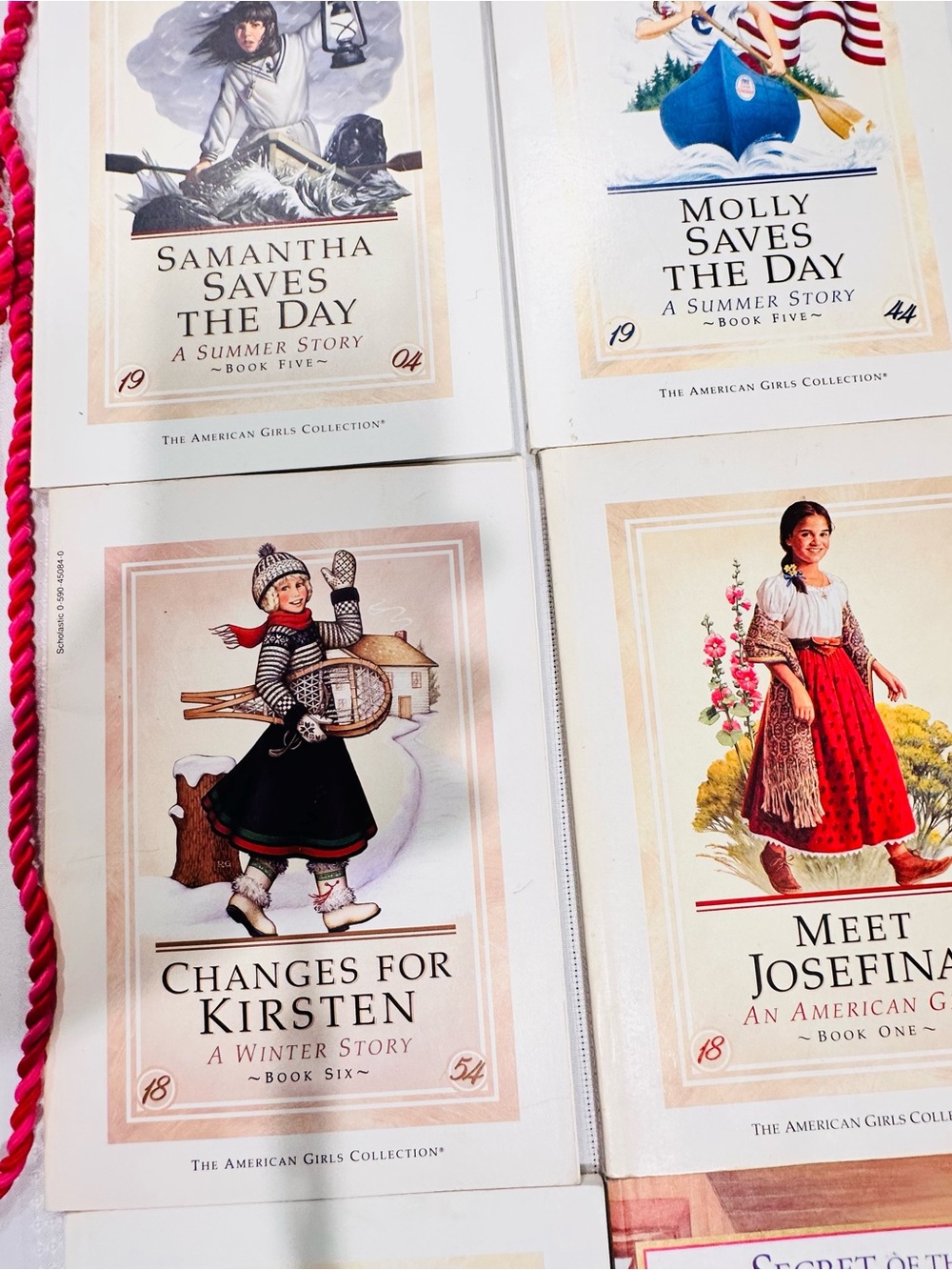 American Girl Doll Books and Backpack